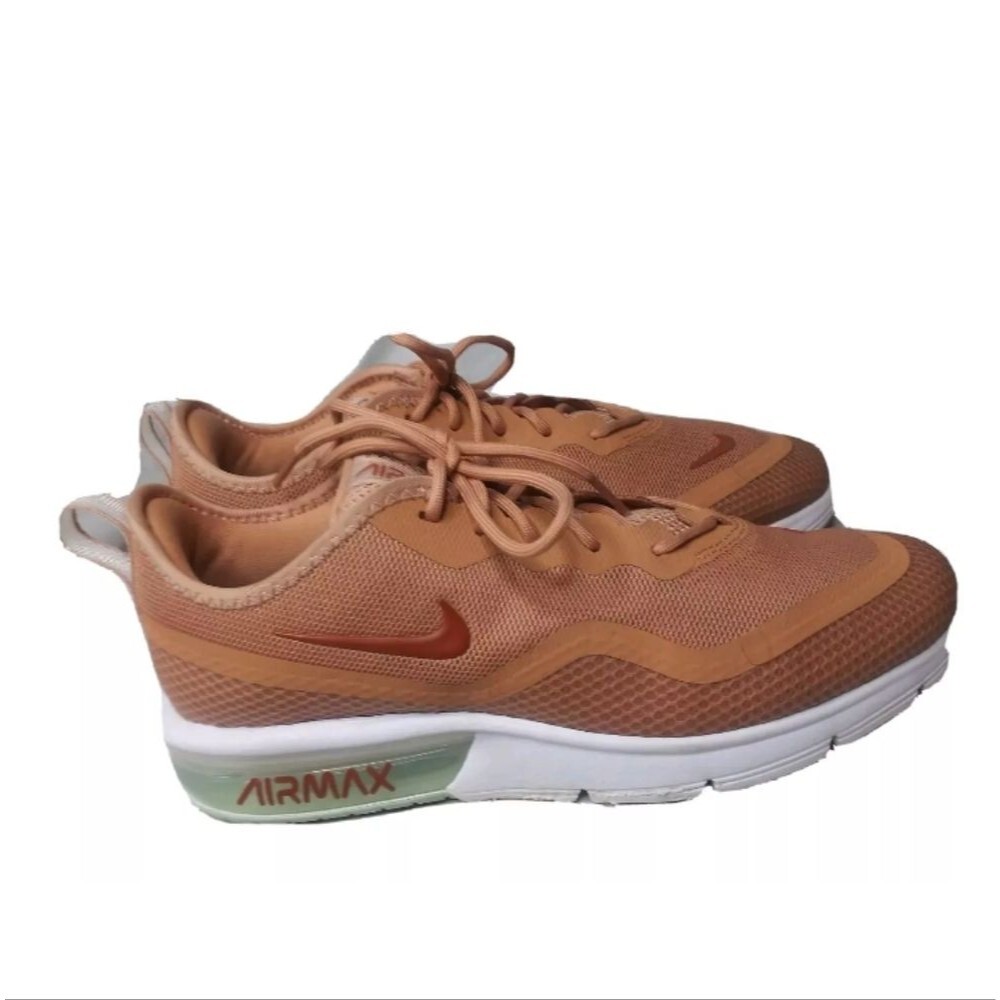 NIKE Air Max Sequent 4.5 Rose Gold Dusty Peach BQ8824 600 Womens Size 9.5 - Picture 2 of 8